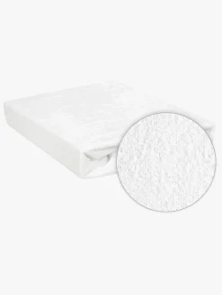 BabyMatex Frotte Vandtæt Stræklagen til Tremmeseng 40 x 90 cm, Lysegrå