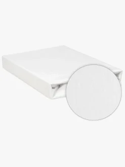 BabyMatex Hygienic Jersey Vandtæt Stræklagen til Tremmeseng 40 x 90 cm, Hvid