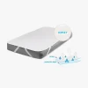 BabyMatex Hygienic Jersey Rullemadras til tremmeseng 60x120 cm Åndbar og Vandtæt, Hvid