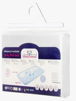 BabyMatex Hygienic Jersey Vandtæt Stræklagen til Juniorseng 70 x 140 cm, Lysegrå
