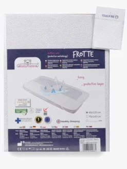 BabyMatex Hygienic Rullemadras til Juniorseng 70x140 cm Vandtæt, Hvid