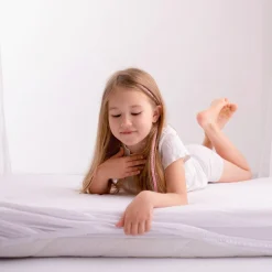 BabyMatex Jersey Stræklagen til Børnesenge 80 x 160 cm, Hvid
