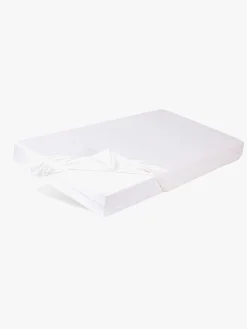 BabyMatex Jersey Stræklagen til Børnesenge 70 x 140 cm, Hvid