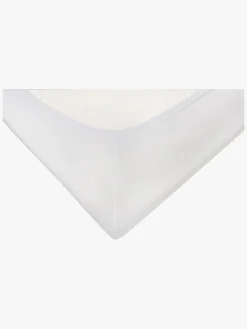 BabyMatex Satin Stræklagen 90x200, Hvid
