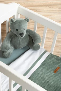 Baby's Only Baby Crib Tæppe Teddy Sense, Sea Green