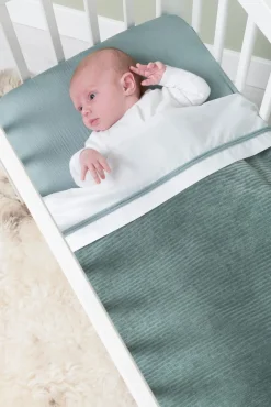 Baby's Only Baby Crib Tæppe Teddy Sense, Sea Green