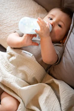 Baby's Only Babysvøb 115x115 2-pak, Tender Beige/Clover