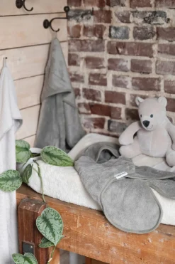 Baby's Only Hooded Baby Tæppe med Fødder Cozy, Urban Green