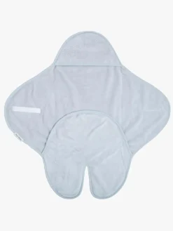 Baby's Only Hooded Baby Tæppe med Fødder Cozy, Misty Blue
