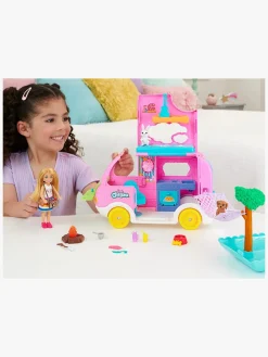 Barbie Chelsea Legesæt 2-in-1 Camper med Dukke