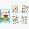 Barbo Toys Pippi Langstrømpe Klistermærker Villa Villekulla 140 Stk.