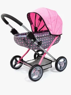 Bayer Design Dukkevogn Cosy, Grå/Lyserød