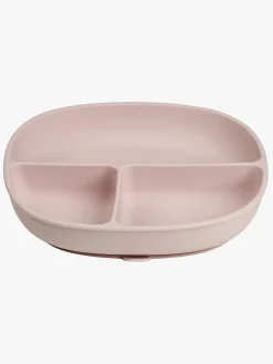 b.box Tallerken med Låg Silikone, Blush