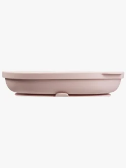 b.box Tallerken med Låg Silikone, Blush