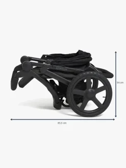 Beemoo Activity Go Aktivitetsklapvogn, Black/Dark Grey