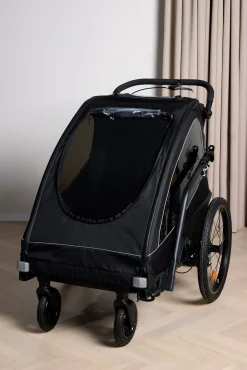 Beemoo Activity Sport Cykelanhænger inkl. Løbesæt, Black