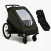 Beemoo Activity Sport Cykelanhænger inkl. Newborn Set, Green