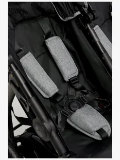 Beemoo Activity Twin Søskendevogn, Black/Dark Grey