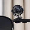 Beemoo Barnevognsventilator, Black/Grey