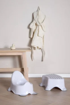 Beemoo CARE Anti-Slip Potte & Skammel, Hvid