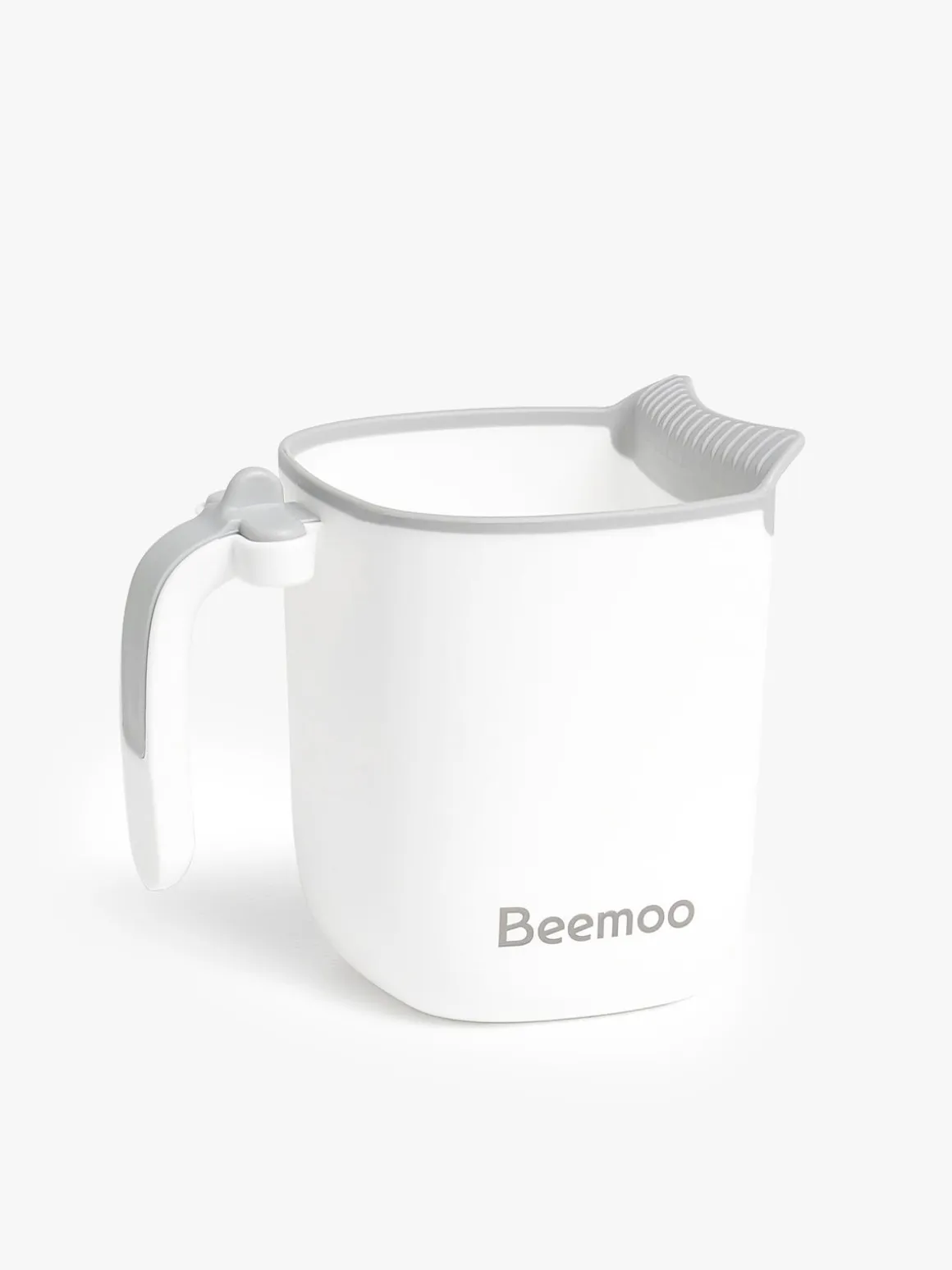 Beemoo CARE Assist Badekar Inkl. Badestøtte, Badestativ & Skyllekande, White/Grey