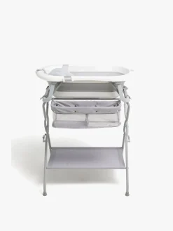 Beemoo CARE Assist Badekar inkl. Badestøtte og Badekarstativ, White/Grey