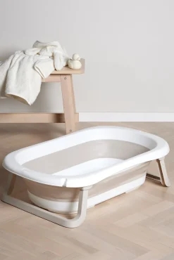 Beemoo CARE Assist Sammenfoldeligt Badekar, White/Beige