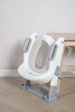 Beemoo CARE Assist Toiletsæde med Stige, Grey/White