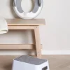 Beemoo CARE Assist Toiletsæde & Skammel, White/Grey