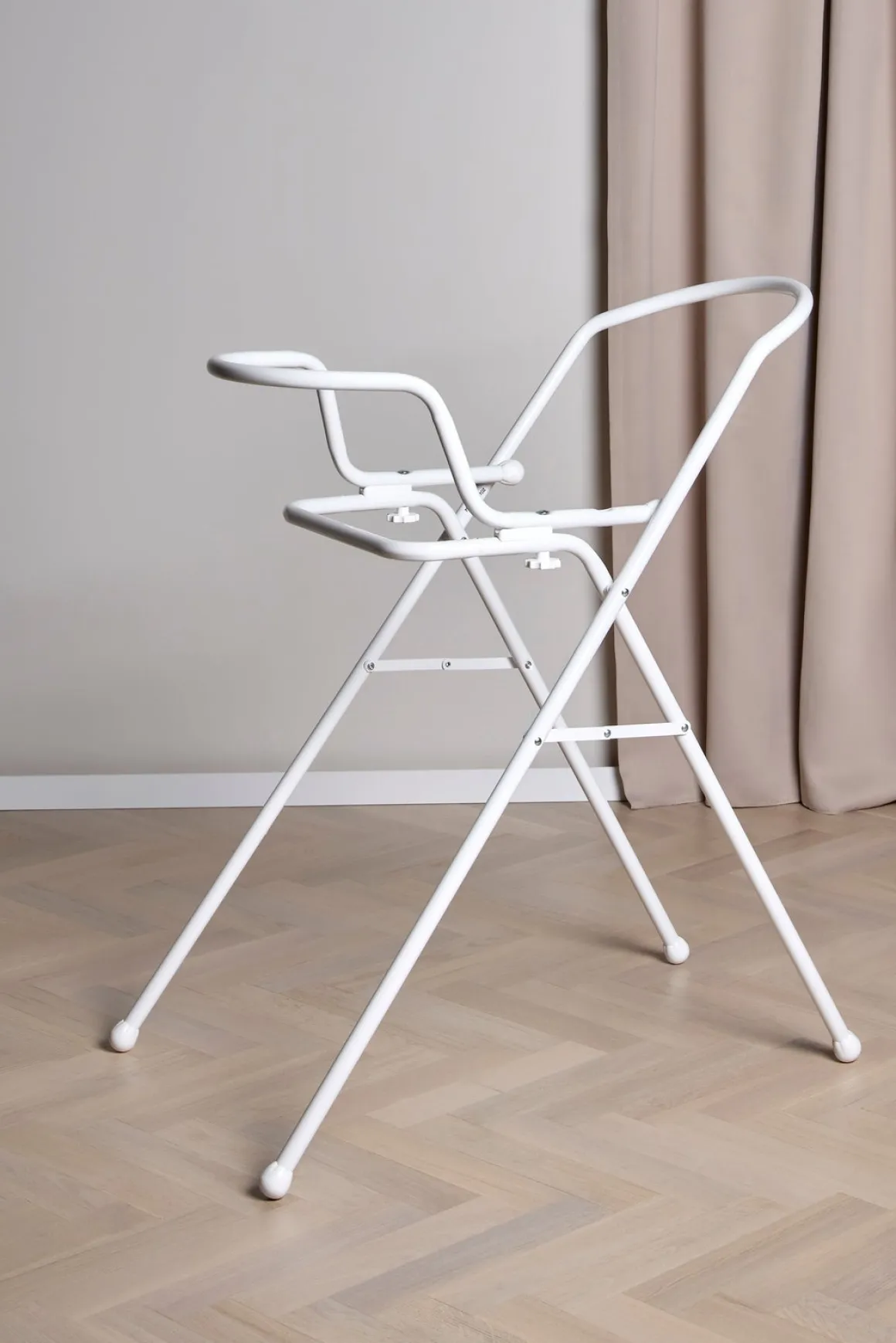 Beemoo CARE Badekar med Stativ Inkl. Badestol & Badekåbe, Grey/Blue