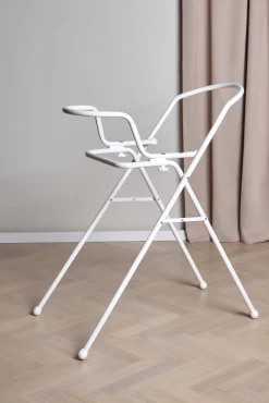 Beemoo CARE Badekar med Stativ Inkl. Badestol & Badekåbe, White/Blue