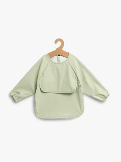 Beemoo CARE Bib  Langærmet Hagesmæk, Soft Green