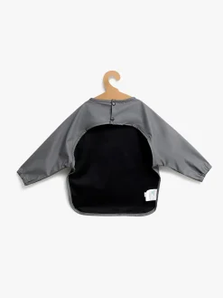 Beemoo CARE Bib  Langærmet Hagesmæk, Dark Grey