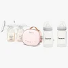 Beemoo CARE Duo Elektrisk Dobbelt Brystpumpe inkl. Modermælksflaske 240 ml 2-pak