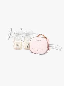 Beemoo CARE Duo Elektrisk Dobbelt Brystpumpe inkl. Modermælksflaske 180 ml 2-pak