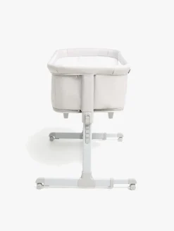Beemoo CARE 2-i-1 Bedside Crib & Kravlegård, Light Grey
