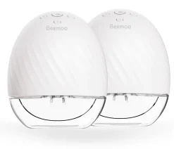 Beemoo CARE Wearable Elektrisk Brystpumpe Dobbelt inkl. Modermælksposer 180 ml 30-pak