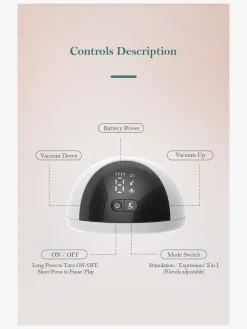 Beemoo CARE Wearable LED Elektrisk Brystpumpe Dobbelt