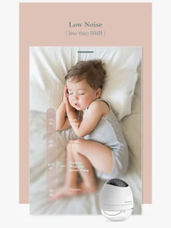 Beemoo CARE Wearable LED Elektrisk Brystpumpe Dobbelt