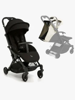 Beemoo Easy Fly Lux 4 Klapvogn inkl. Breezy Kaleche, Jet Black/Off-White