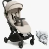 Beemoo Easy Fly Lux 4 Klapvogn inkl Regnslag, Sand Beige