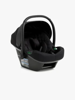 Beemoo Easy Fly Lux 4 Klapvogn Inkl. Route i-Size Autostol Baby, Gull Grey/Black Stone