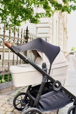 Beemoo  Elastisk UV Solbeskyttelse til Vogn & Autostol Baby, Black