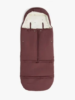 Beemoo Light Kørepose inkl. Forlængerdel, Maroon Berry