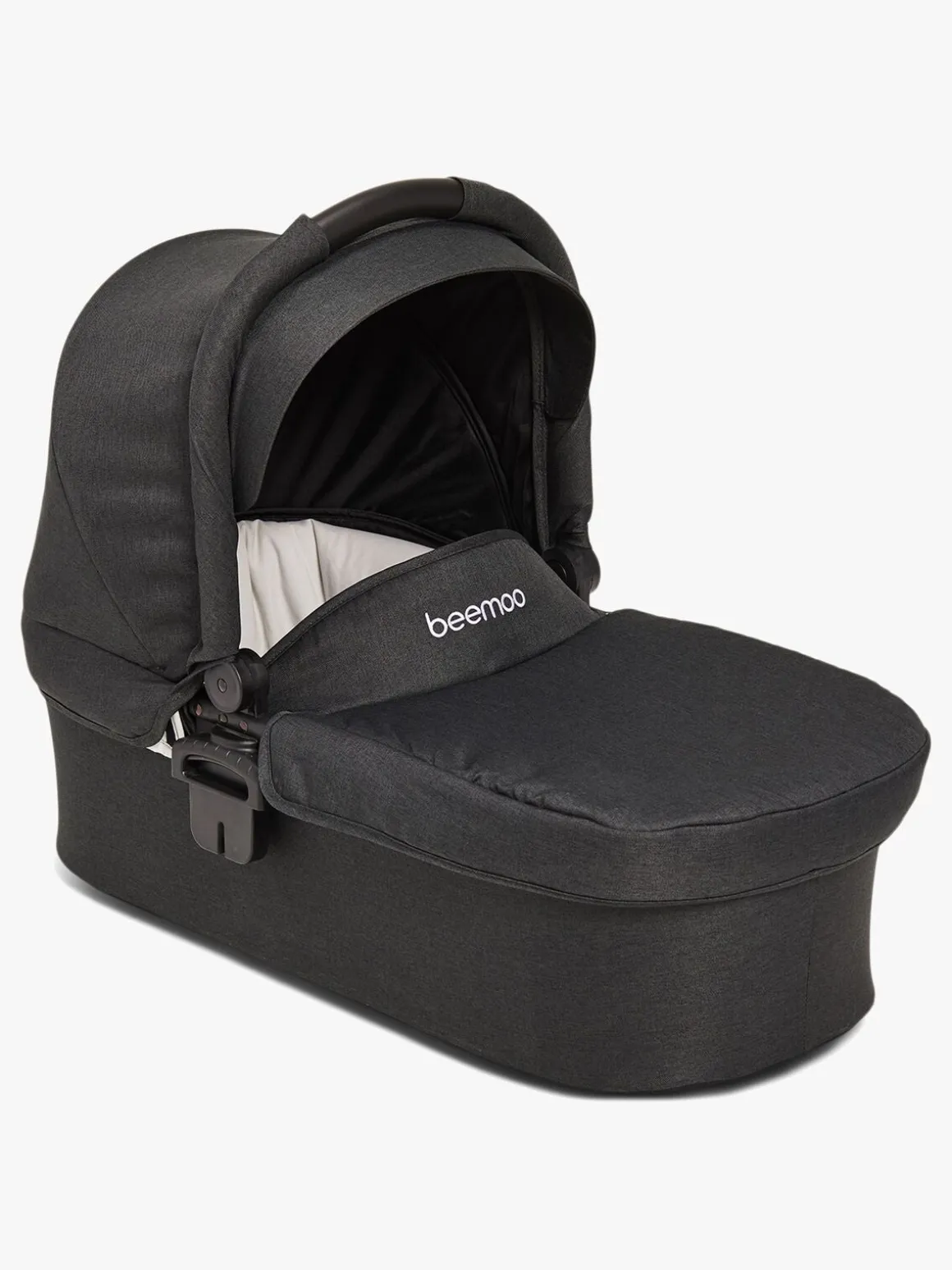 Beemoo Maxi 4 Duovogn inkl. Route i-Size Autostol Baby & ISOFIX Base, Black/Mineral Gray