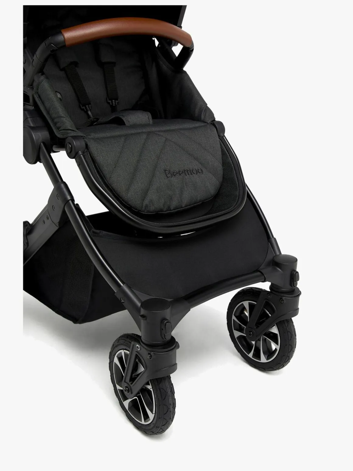 Beemoo Maxi 4 Klapvogn, Black/Black