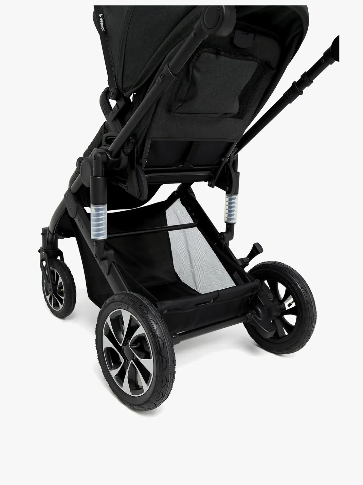 Beemoo Maxi 4 Klapvogn, Black/Black