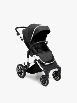 Beemoo Maxi 4 Klapvogn, Black/Silver