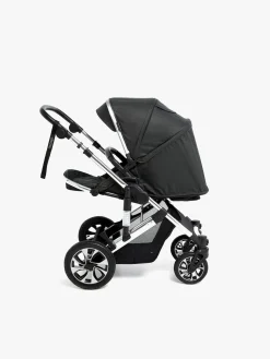 Beemoo Maxi 4 Klapvogn, Black/Silver