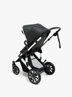 Beemoo Maxi 4 Klapvogn, Black/Silver